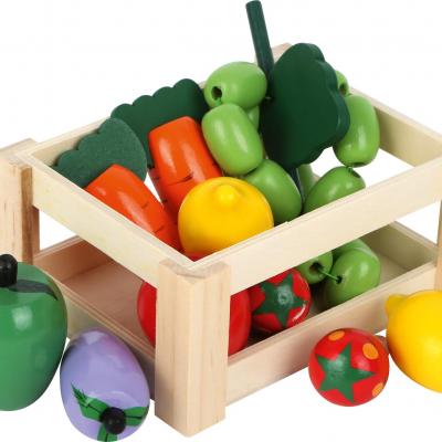 Caisse de legumes et fruits